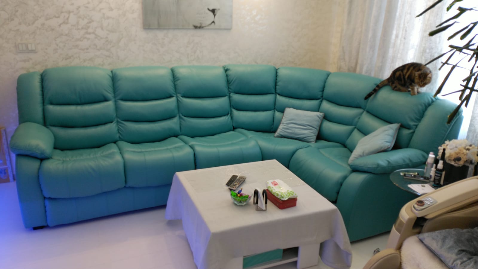 Перетяжка дивана на дому. Ленинск